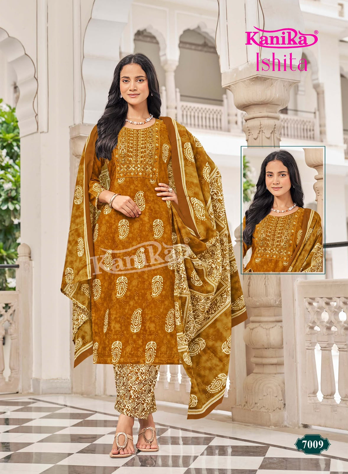 Ishita Vol 7 Kanika Readymade Cotton Pant Suits Exporter Ahmedabad