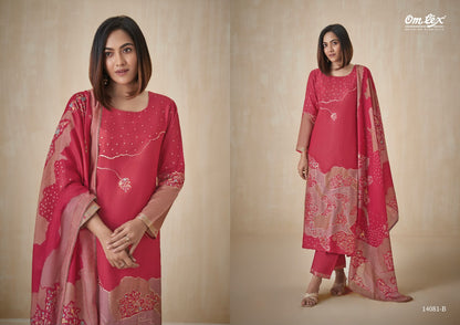 Ishpreet Omtex Jacquard Pant Style Suits Manufacturer Ahmedabad