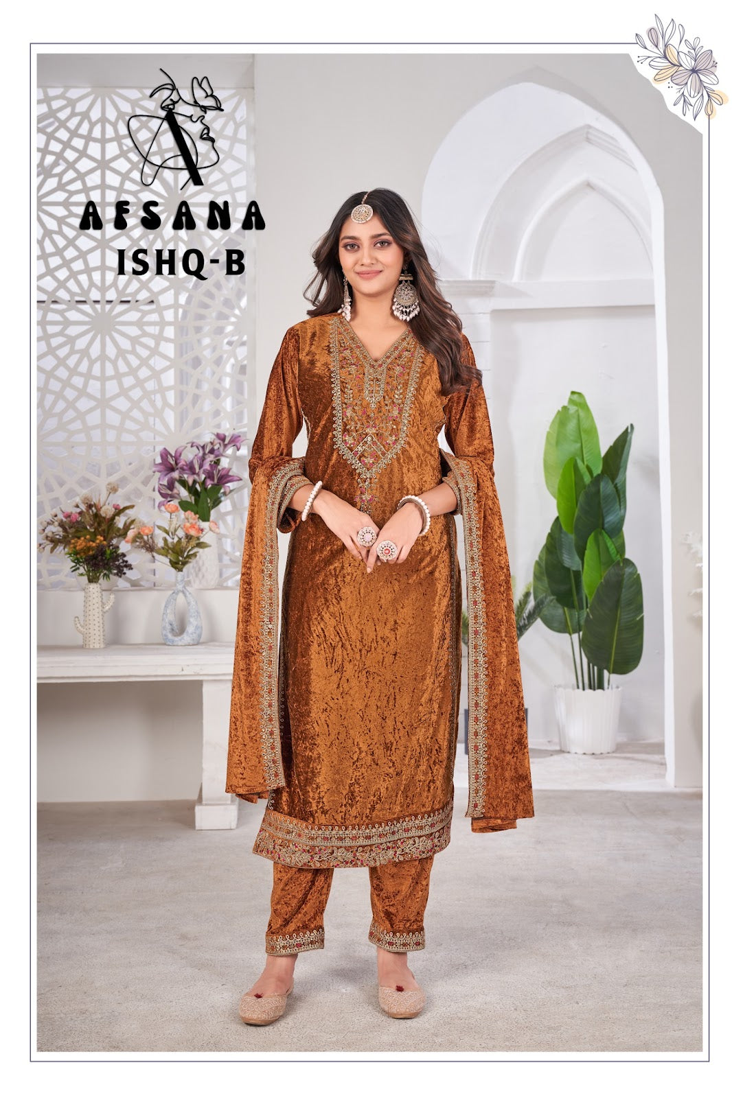 Ishq Afsana Readymade Velvet Suits Exporter Gujarat