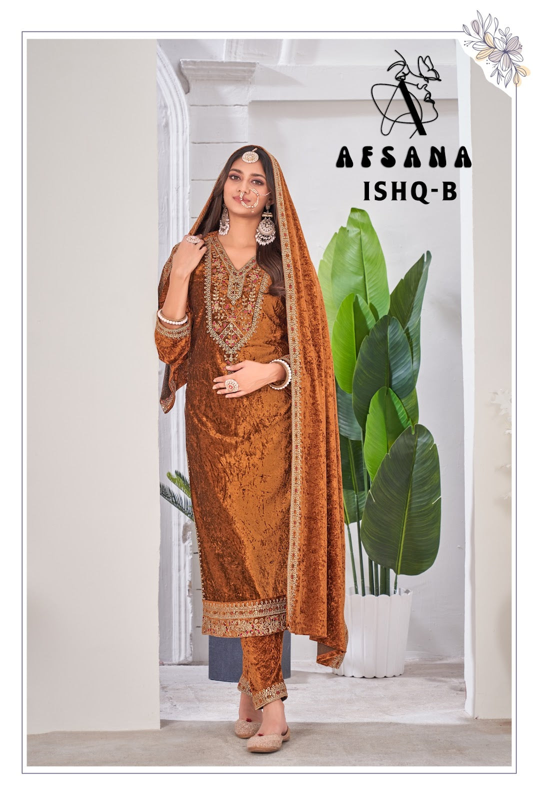 Ishq Afsana Readymade Velvet Suits Exporter Gujarat