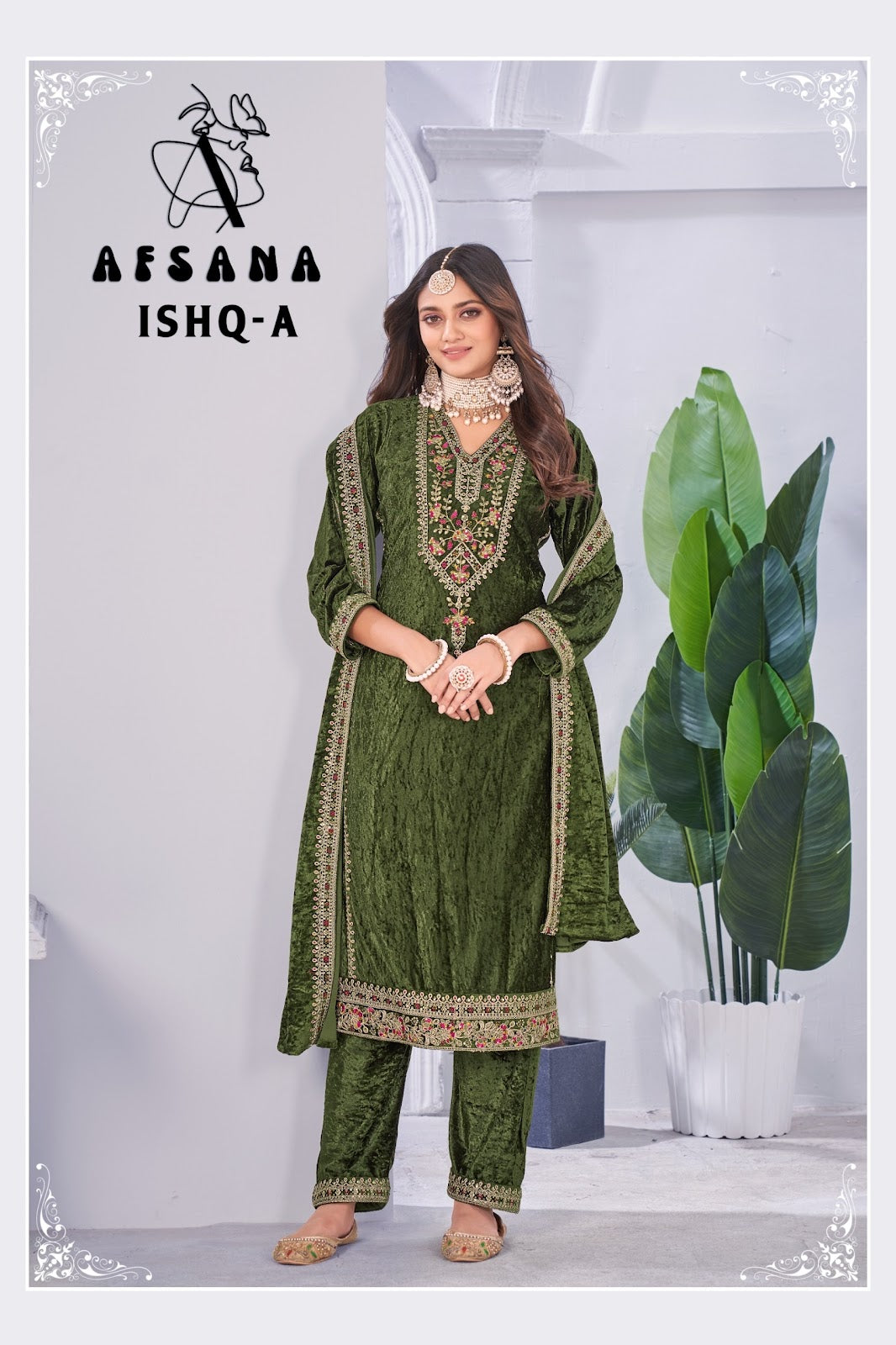 Ishq Afsana Readymade Velvet Suits Exporter Gujarat
