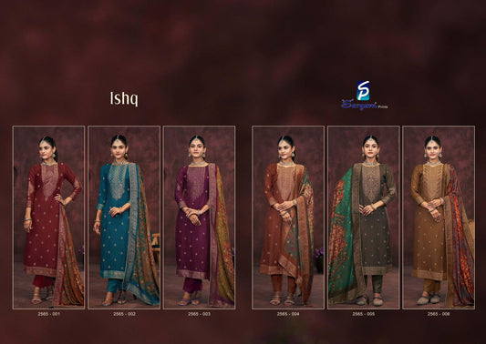 Ishq Sargam Prints Pure Viscose Pashmina Suits Supplier Gujarat