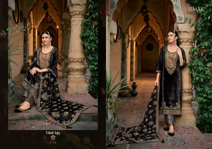 Ishq Vol 2 Simar Velvet Suits Manufacturer Ahmedabad