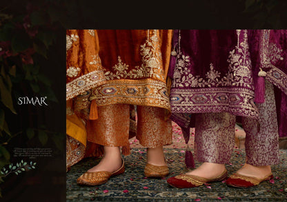 Ishq Vol 2 Simar Velvet Suits Manufacturer Ahmedabad