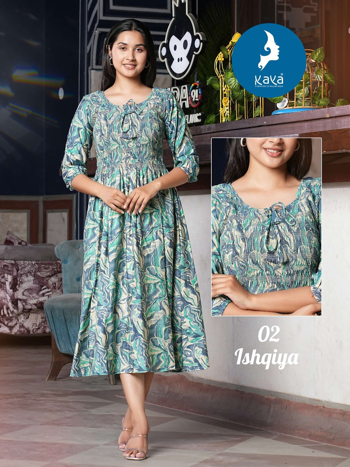 Ishqiya Kaya Chanderi Anarkali Kurtis Manufacturer Gujarat