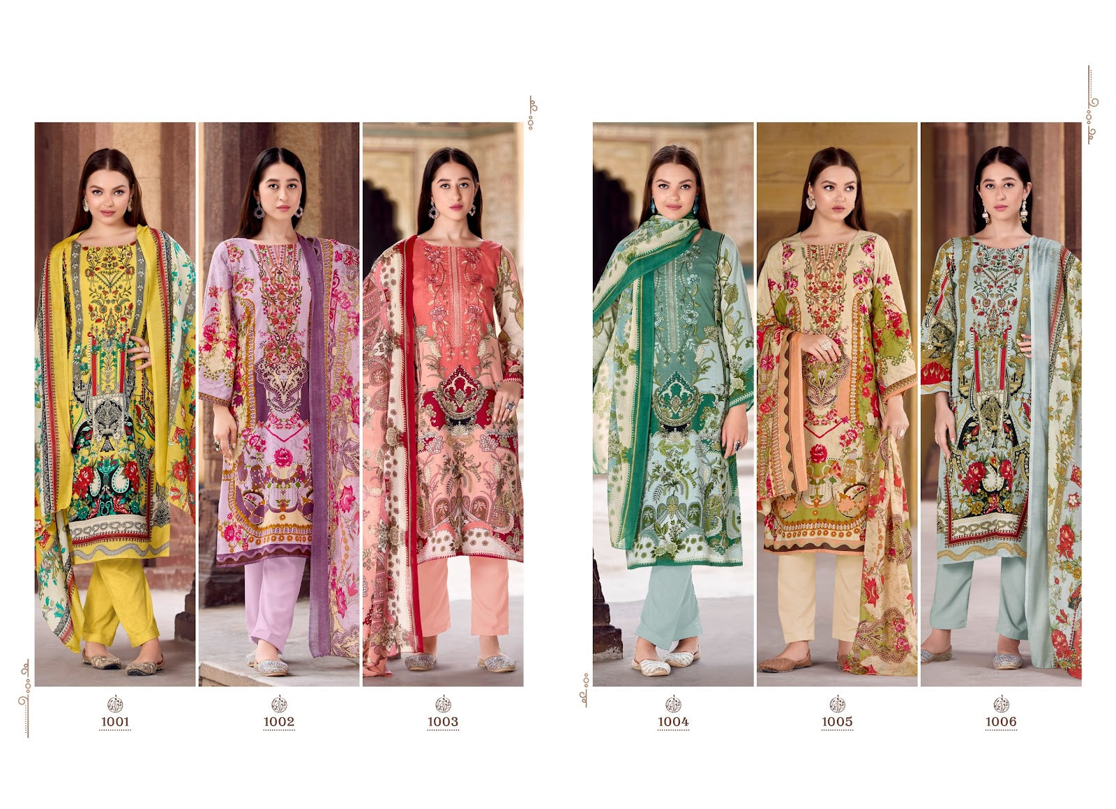 Ishrat Vp Lawn Cotton Karachi Salwar Suits Exporter India