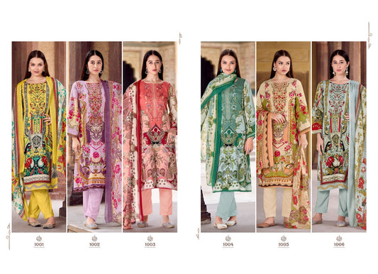 Ishrat Vp Lawn Cotton Karachi Salwar Suits Exporter India