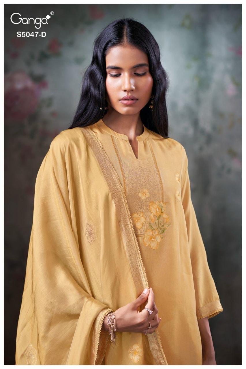 Ishvanshi S5047 Ganga Woven Silk Pant Style Suits Supplier Gujarat