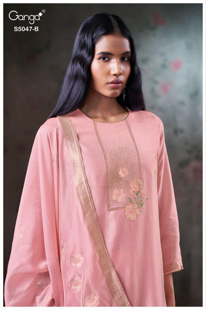 Ishvanshi S5047 Ganga Woven Silk Pant Style Suits Supplier Gujarat