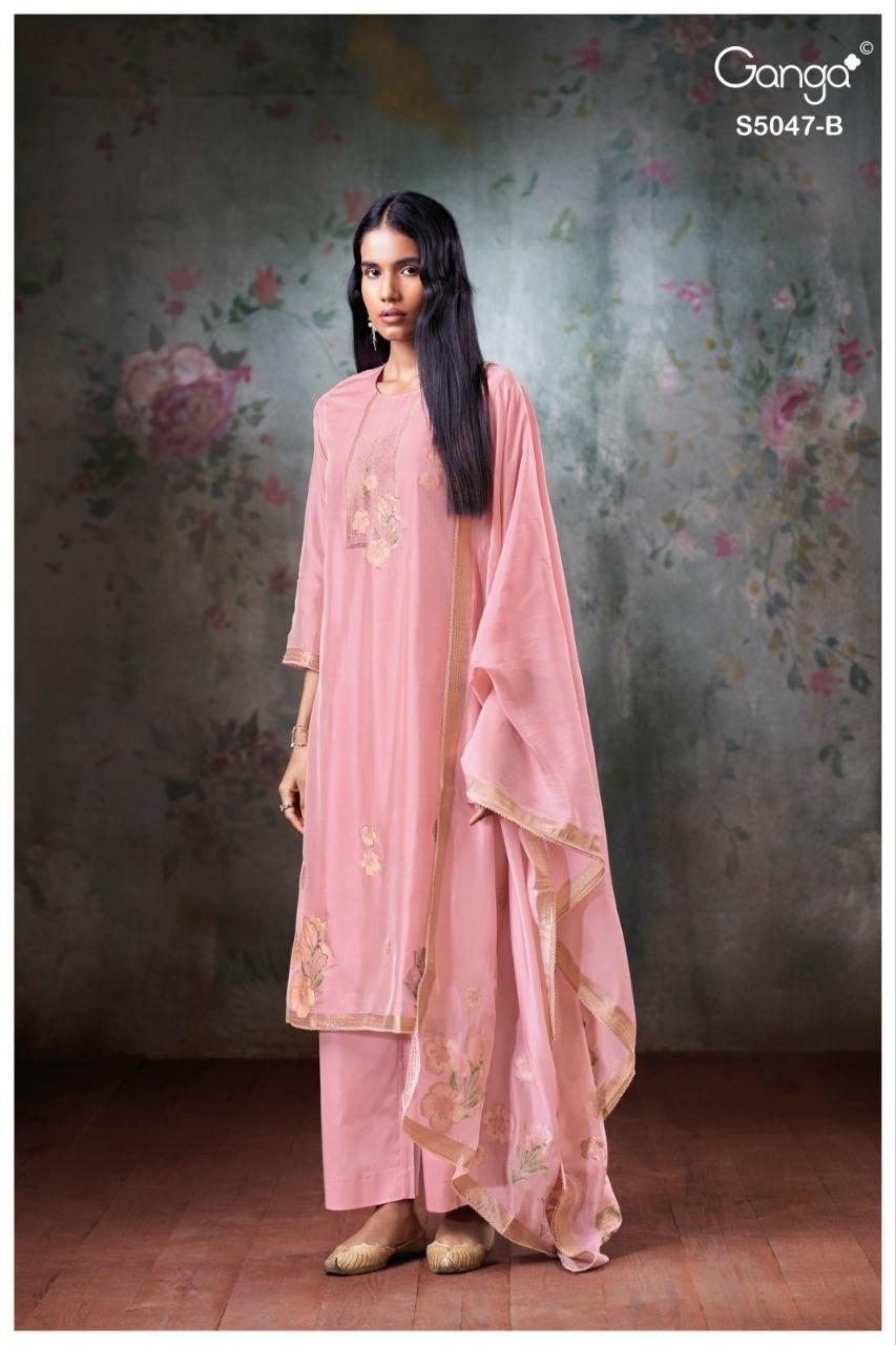Ishvanshi S5047 Ganga Woven Silk Pant Style Suits Supplier Gujarat