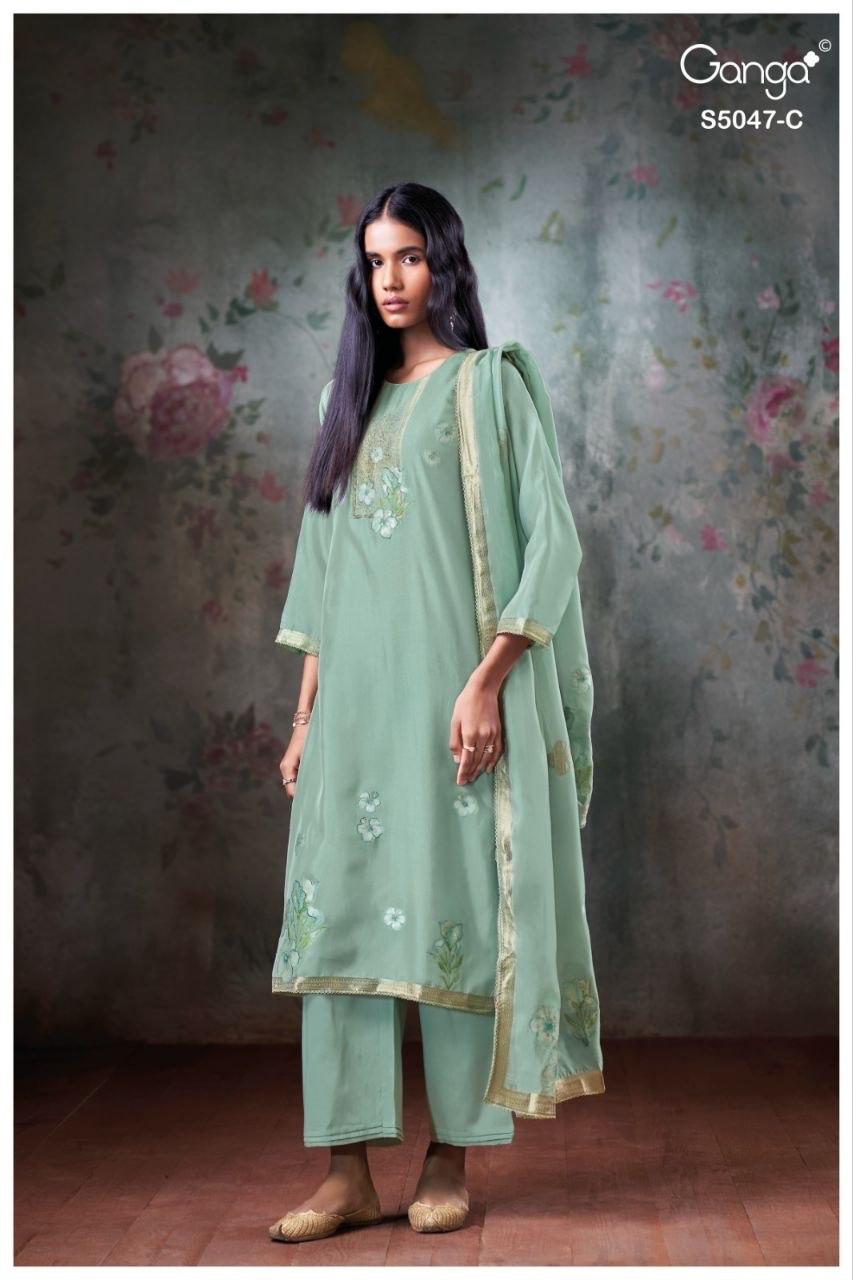 Ishvanshi S5047 Ganga Woven Silk Pant Style Suits Supplier Gujarat