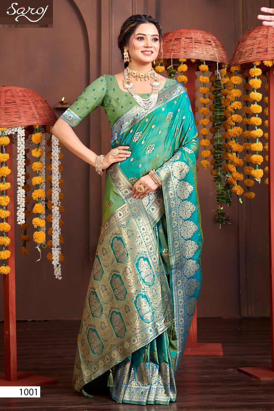 Ishwari Silk Vol 3 Saroj Sarees Exporter India