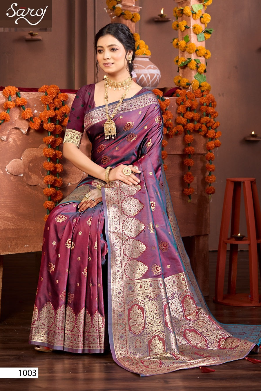 Ishwari Silk Vol 3 Saroj Sarees Exporter India