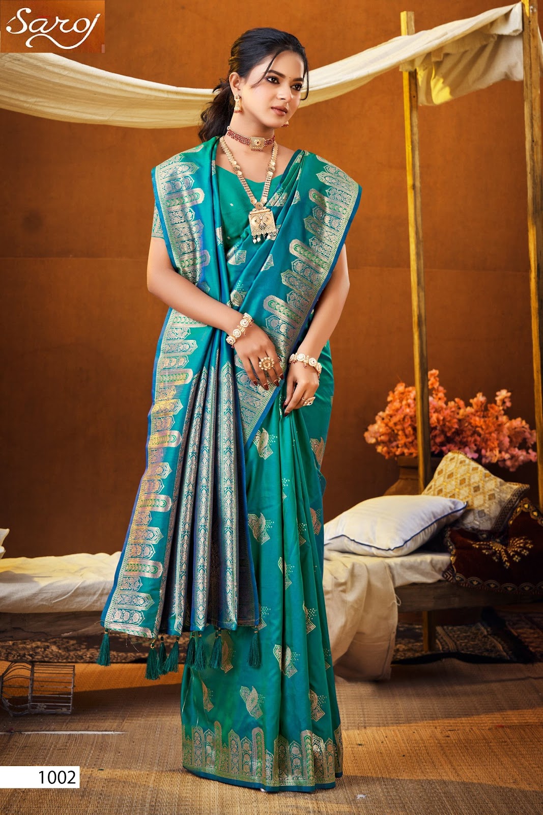 Ishwari Silk Vol 5 Saroj Sarees Wholesaler Ahmedabad