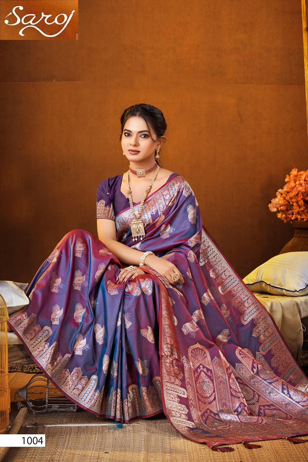 Ishwari Silk Vol 5 Saroj Sarees Wholesaler Ahmedabad