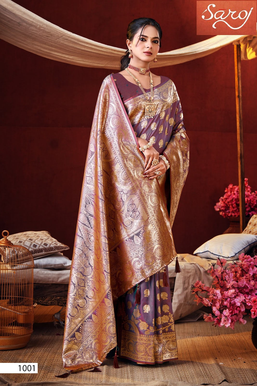 Ishwari Silk Vol 6 Saroj Sarees Supplier India