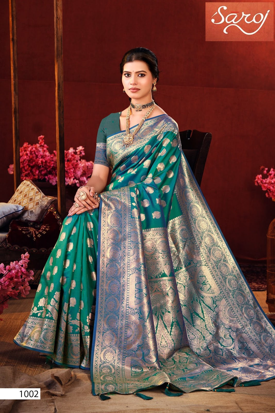 Ishwari Silk Vol 6 Saroj Sarees Supplier India