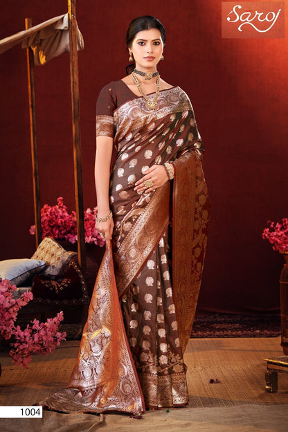 Ishwari Silk Vol 6 Saroj Sarees Supplier India