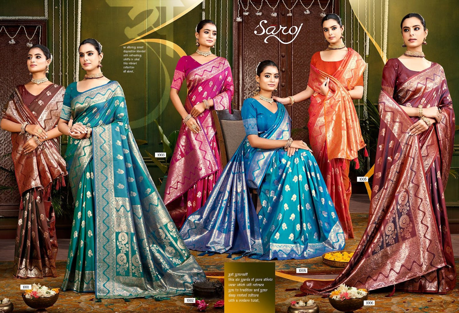 Ishwari Silk Vol 7 Saroj Sarees Wholesale Price