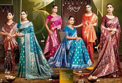 Ishwari Silk Vol 7 Saroj Sarees Wholesale Price