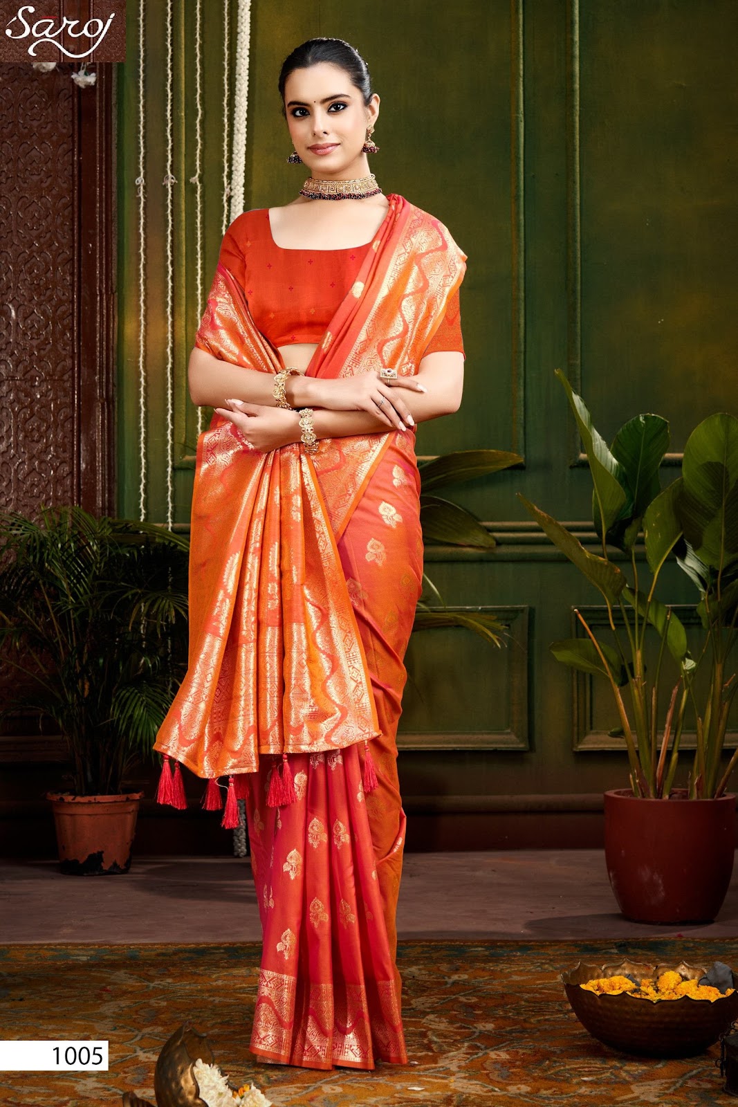 Ishwari Silk Vol 7 Saroj Sarees Wholesale Price