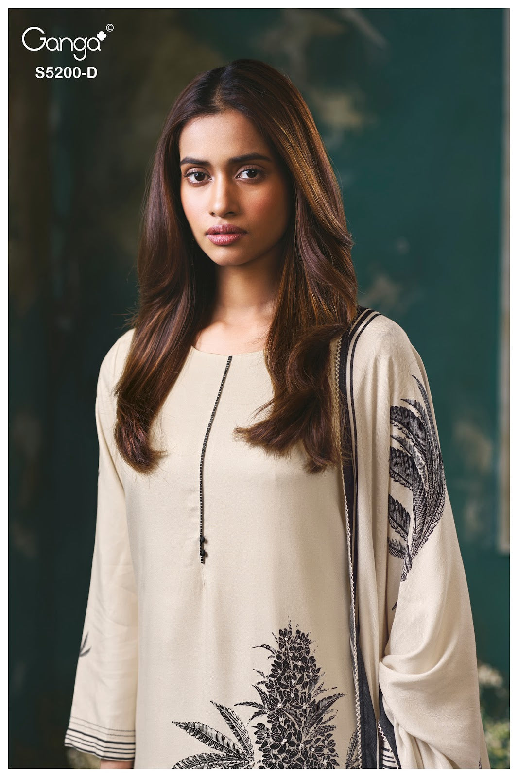 Ishyra S5200 Ganga Wool Pashmina Suits Supplier India