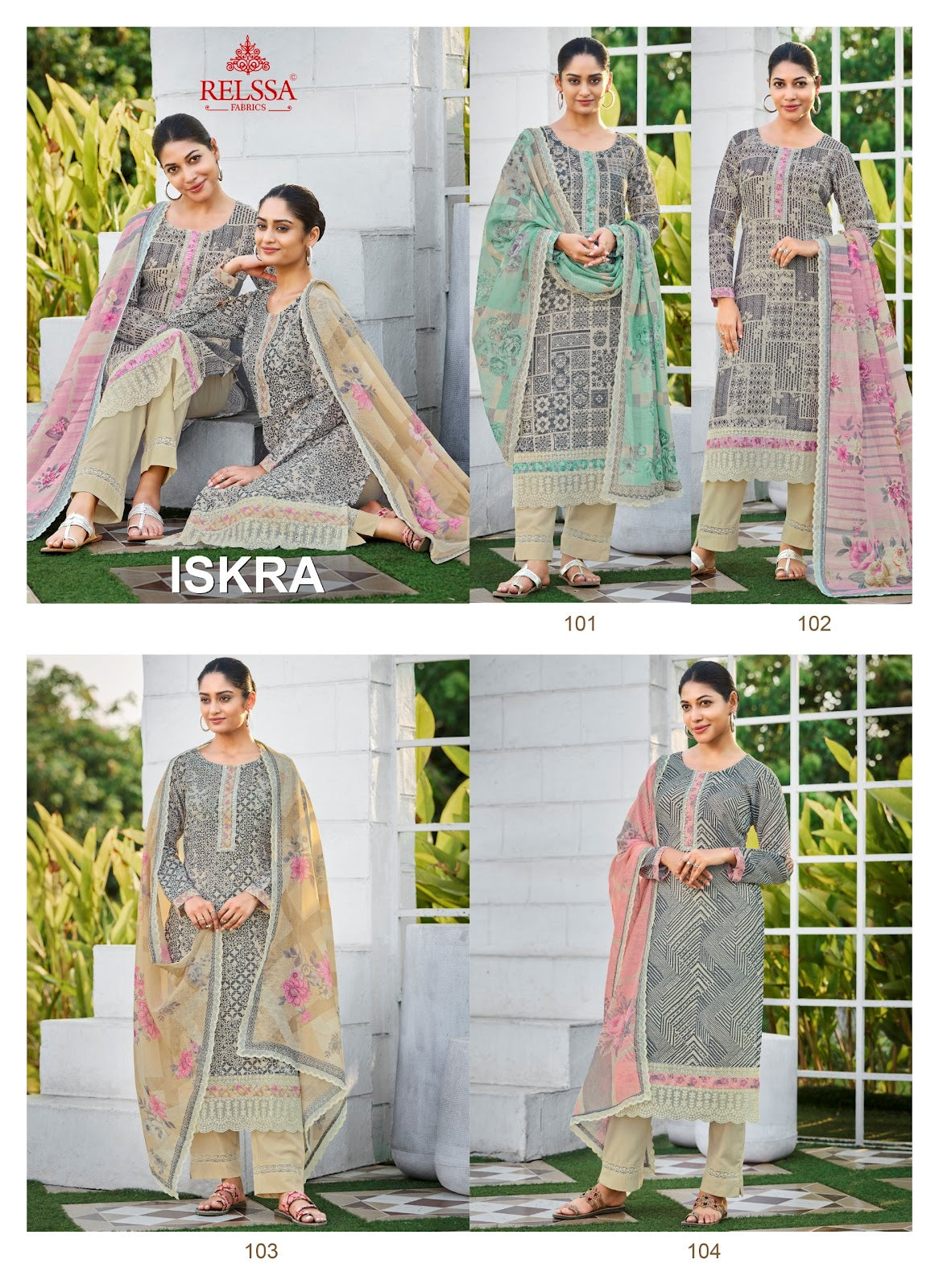 Iskra Relssa Fabrics Lilen Pant Style Suits Wholesale Price