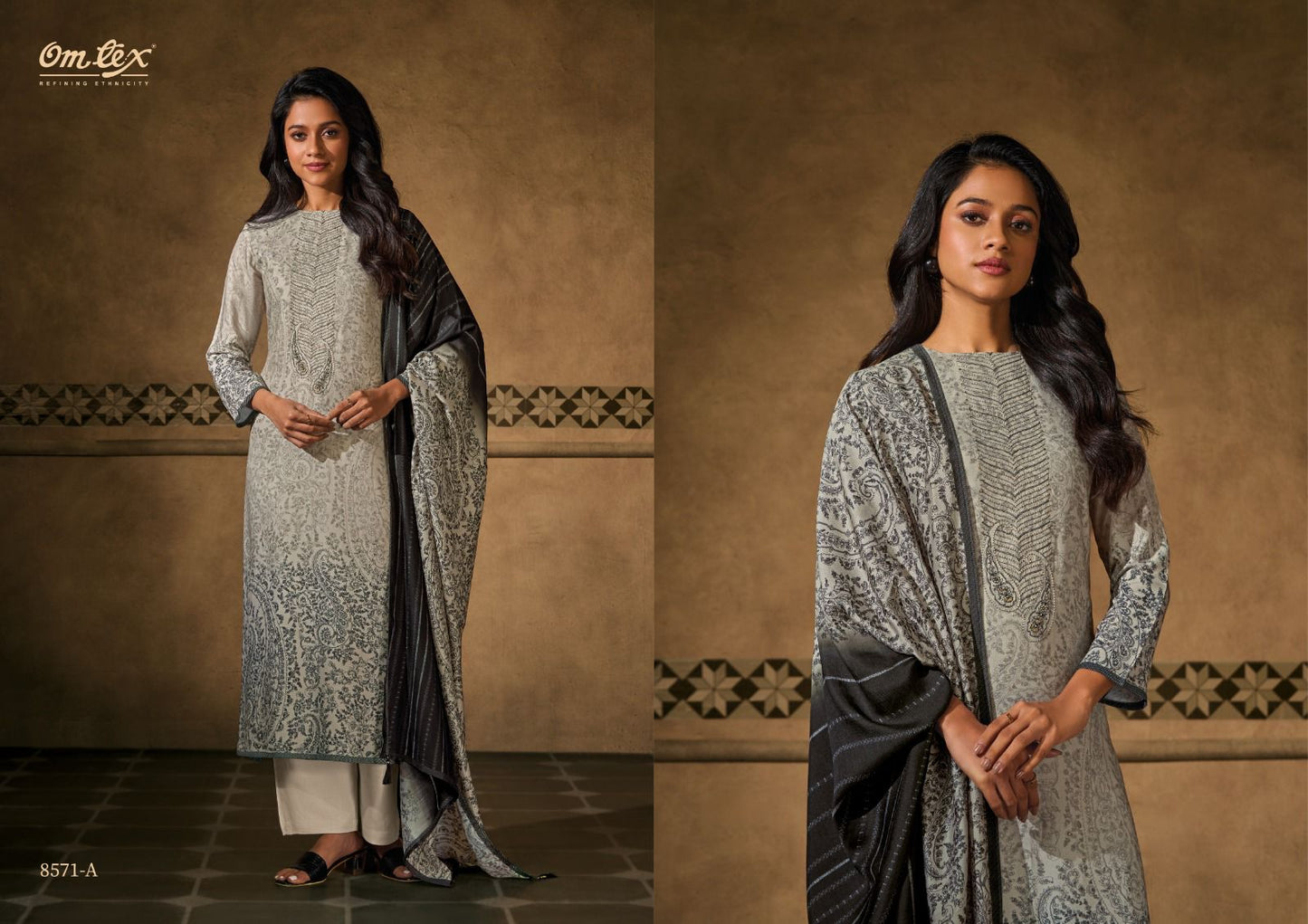 Isla Omtex Pashmina Suits Wholesale Price