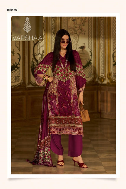 Israh Varshaa Pashmina Suits Supplier Ahmedabad