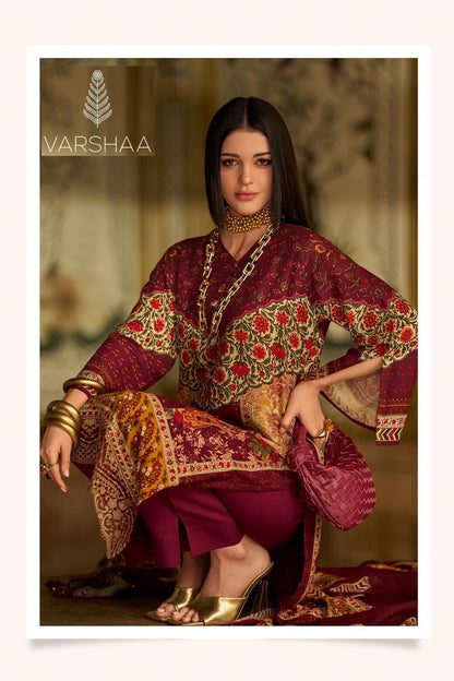 Israh Varshaa Pashmina Suits Supplier Ahmedabad