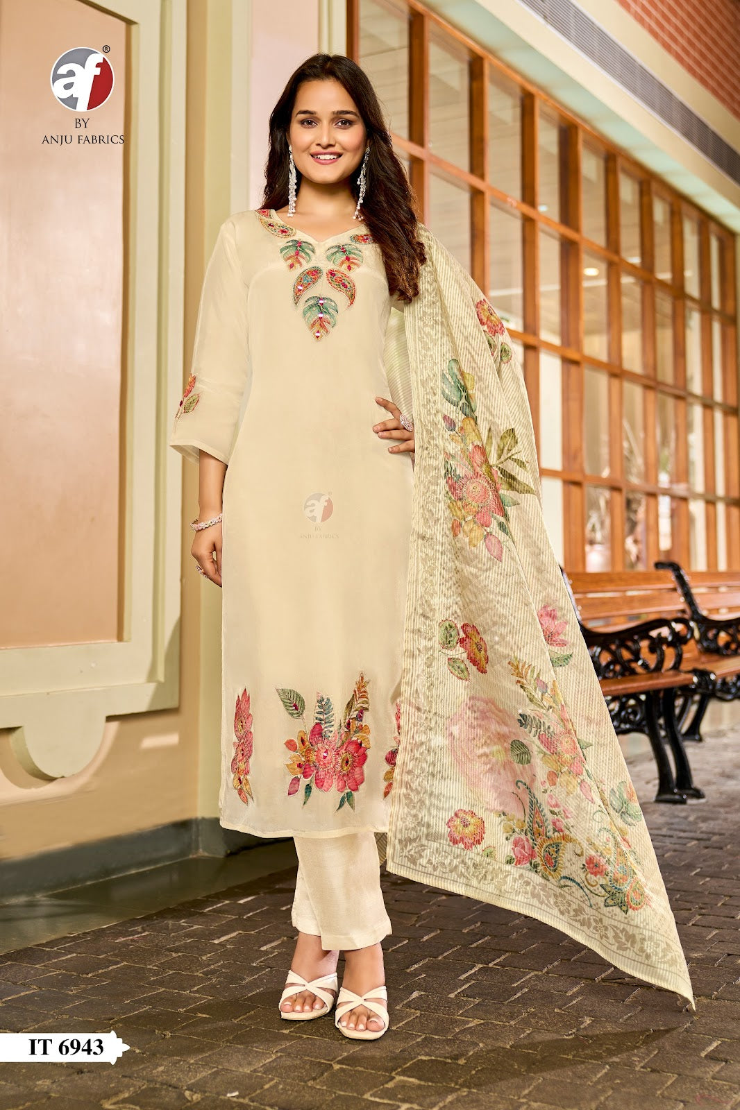 It 6943 Af Ho Readymade Pant Style Suits Manufacturer Gujarat
