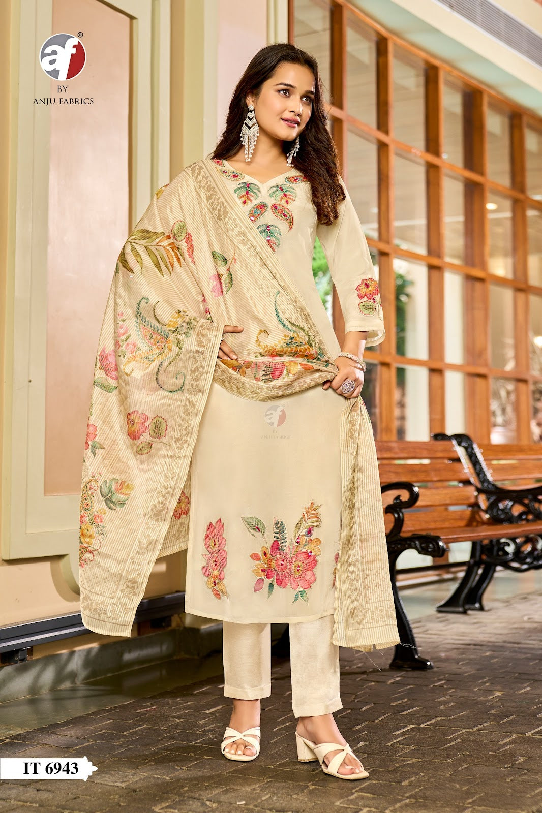 It 6943 Af Ho Readymade Pant Style Suits Manufacturer Gujarat