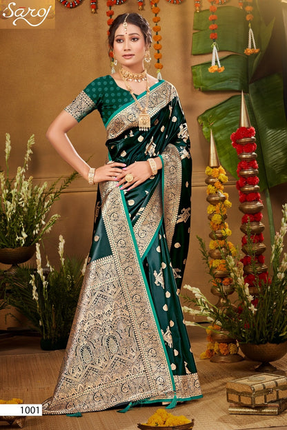 Italian Satin Saroski Vol 5 Saroj Satin Silk Sarees Wholesaler Gujarat