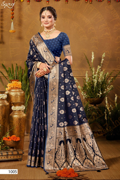 Italian Satin Saroski Vol 6 Saroj Satin Silk Sarees Manufacturer Gujarat