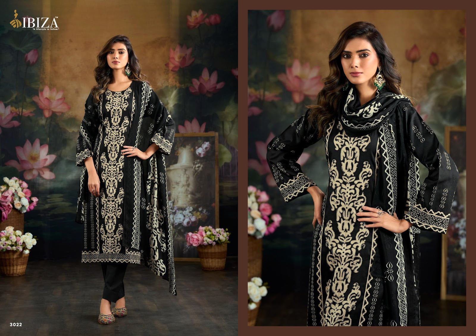 Italian Vega Vol 2 Ibiza Jam Cotton Pant Style Suits Supplier India