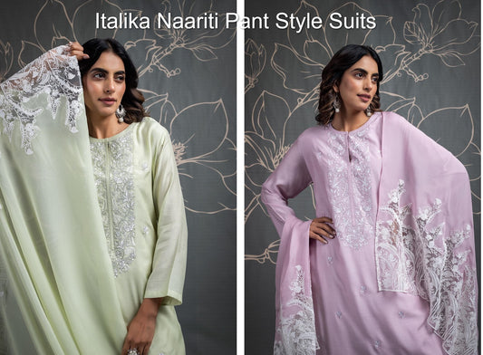 Italika Naariti Muslin Pant Style Suits Manufacturer
