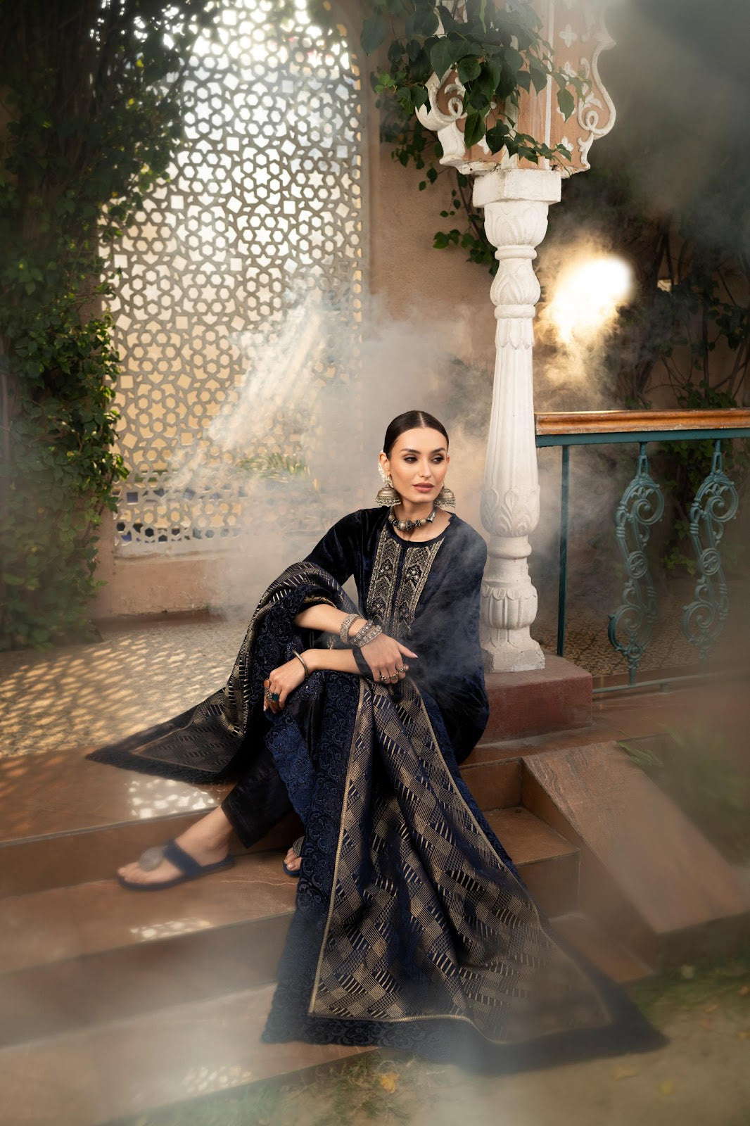 Ithya Naariti Velvet Suits Manufacturer India