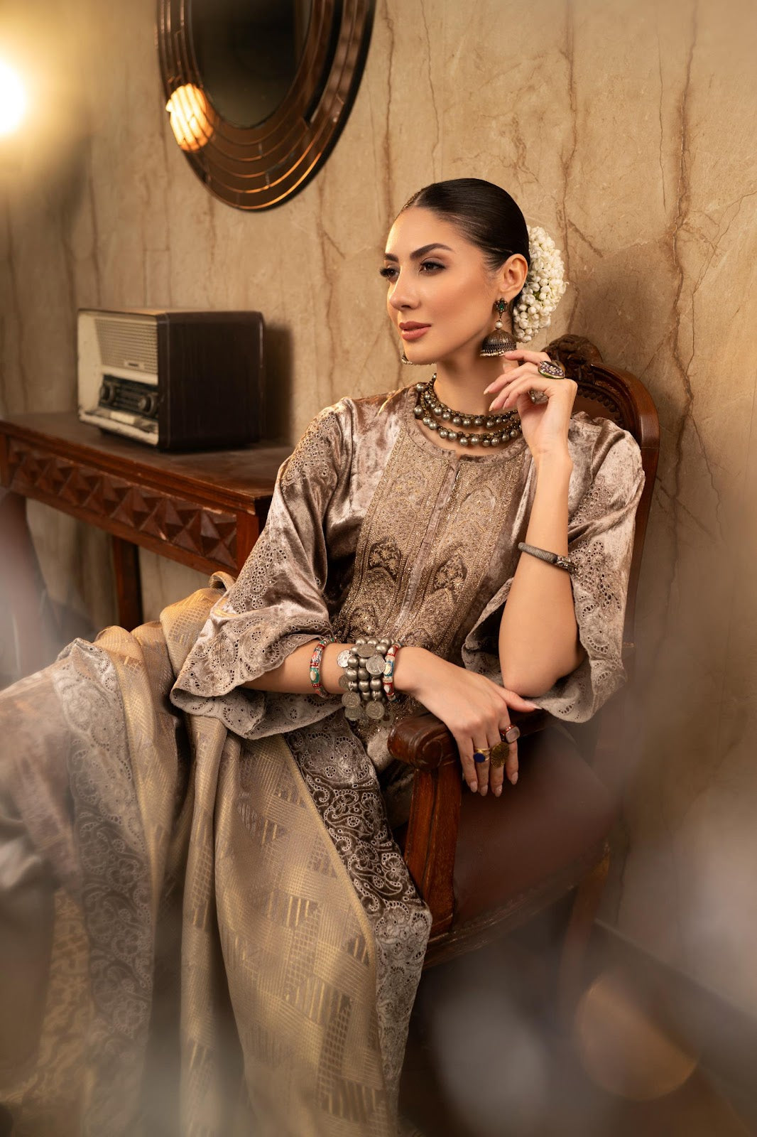 Ithya Naariti Velvet Suits Manufacturer India