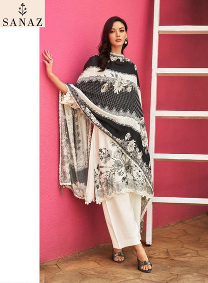 Itr Sanaz Viscose Muslin Pant Style Suits Supplier India