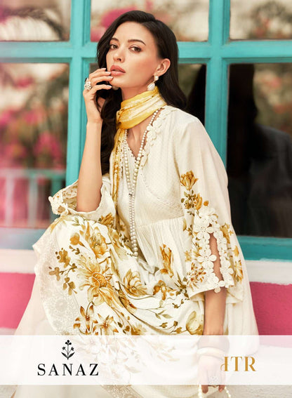 Itr Sanaz Viscose Muslin Pant Style Suits Supplier India