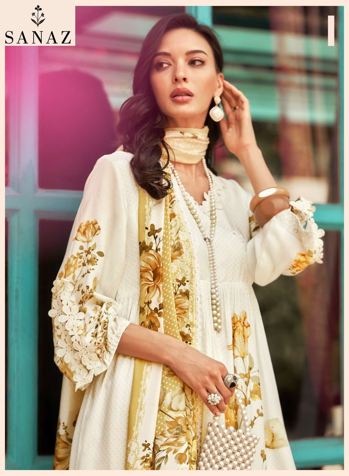 Itr Sanaz Viscose Muslin Pant Style Suits Supplier India