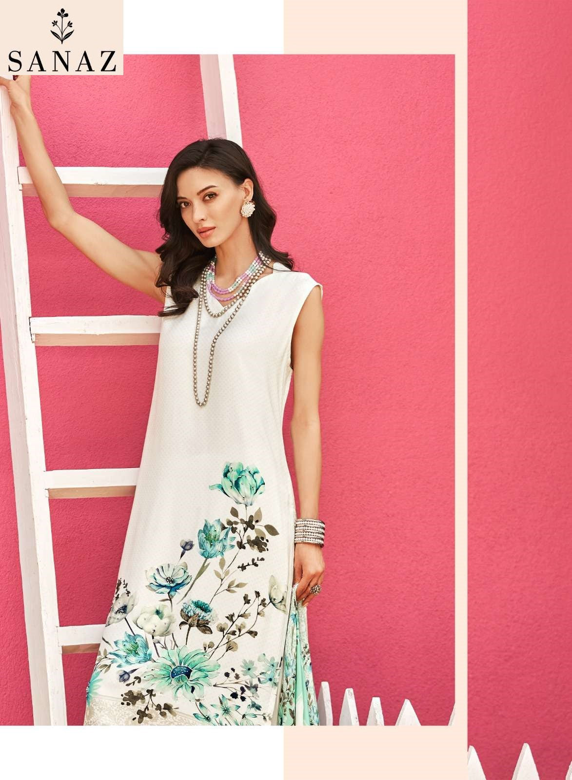 Itr Sanaz Viscose Muslin Pant Style Suits Supplier India