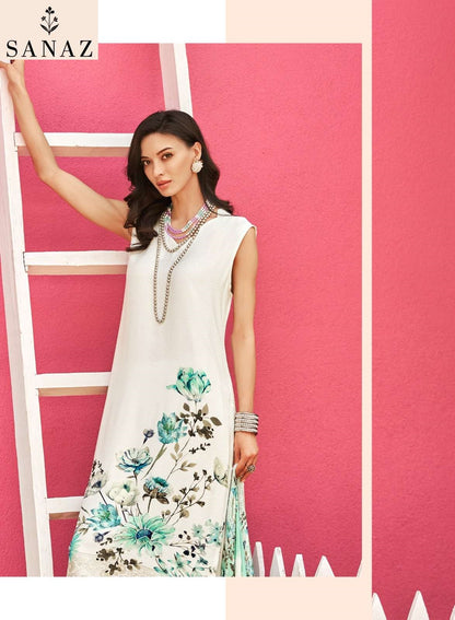 Itr Sanaz Viscose Muslin Pant Style Suits Supplier India