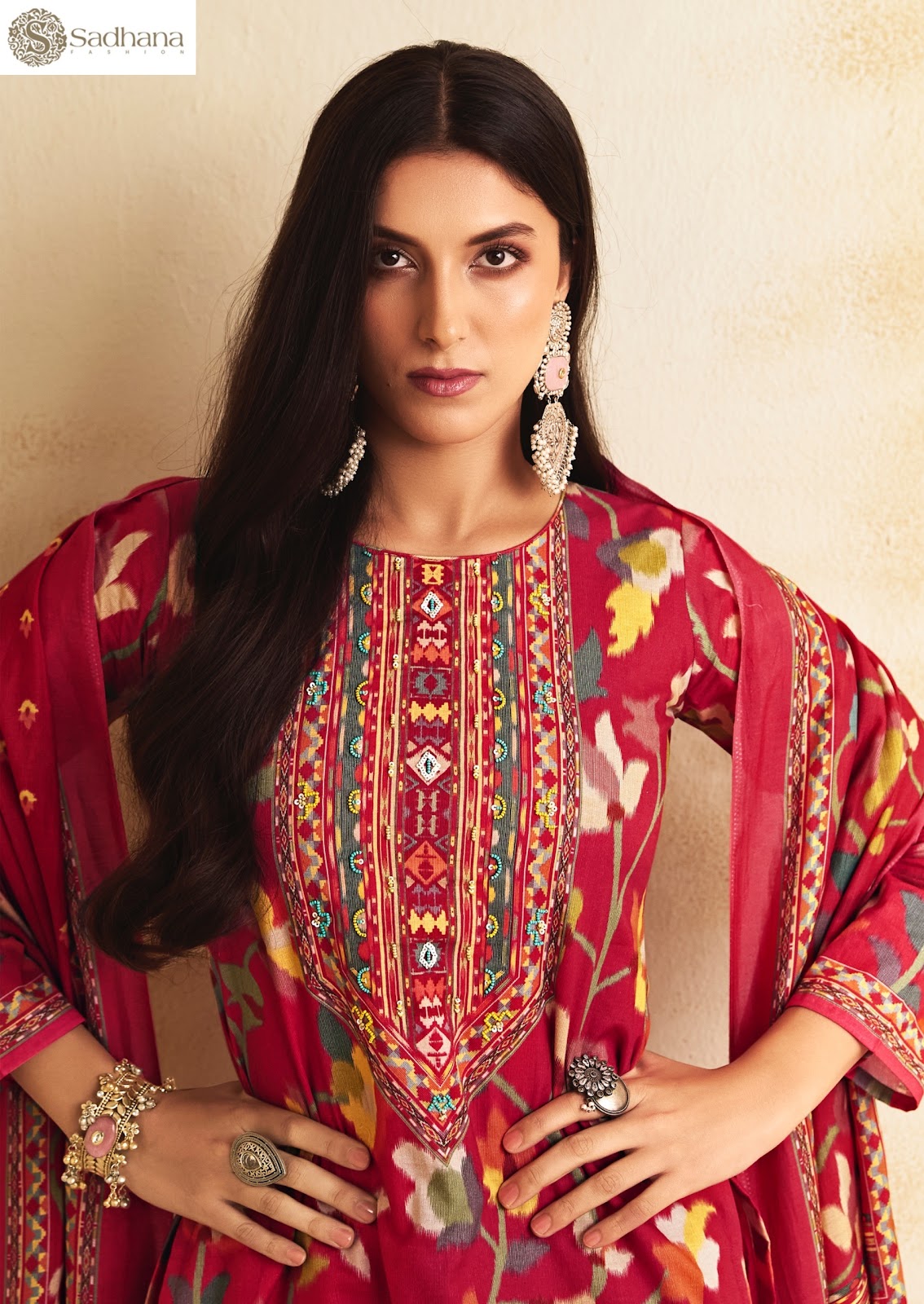 Itrh Sadhana Cotton Pant Style Suits Wholesale Price