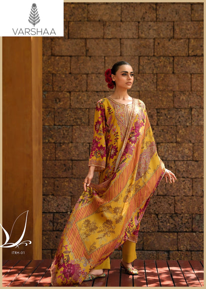 Itrh Varshaa Viscose Muslin Pakistani Salwar Suits Manufacturer Ahmedabad