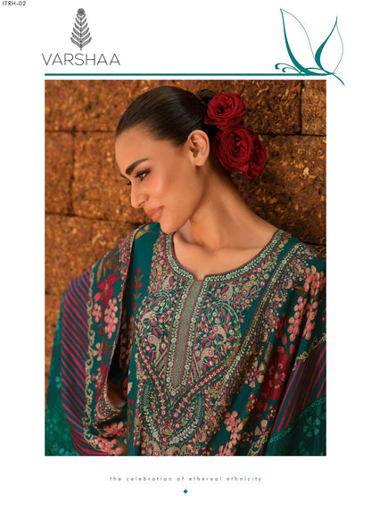 Itrh Varshaa Viscose Muslin Pakistani Salwar Suits Manufacturer Ahmedabad