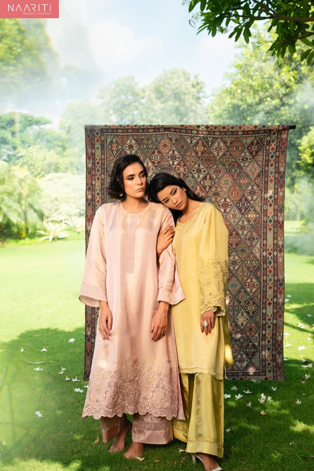 Itsuki Naariti Silk Plazzo Style Suits Wholesale Price