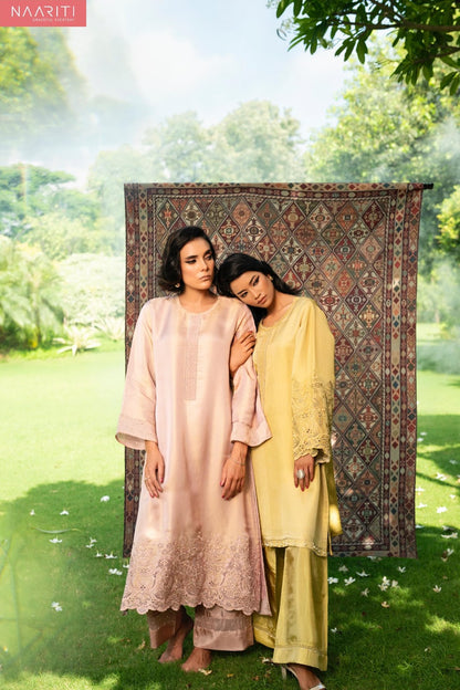 Itsuki Naariti Silk Plazzo Style Suits Wholesale Price