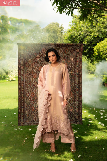 Itsuki Naariti Silk Plazzo Style Suits Wholesale Price