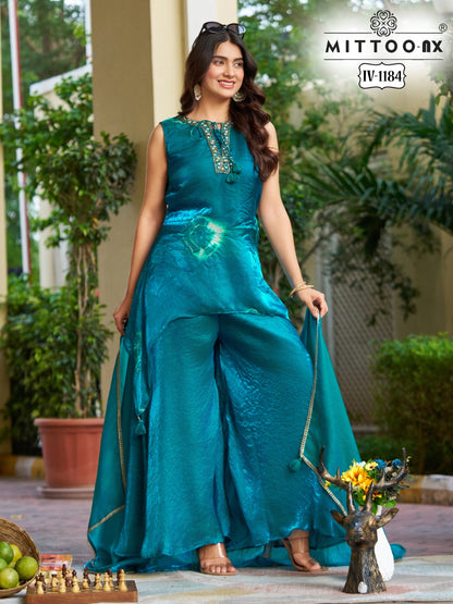 Iv 1184-1185 Mittoo Fendi Readymade Suits Manufacturer Ahmedabad